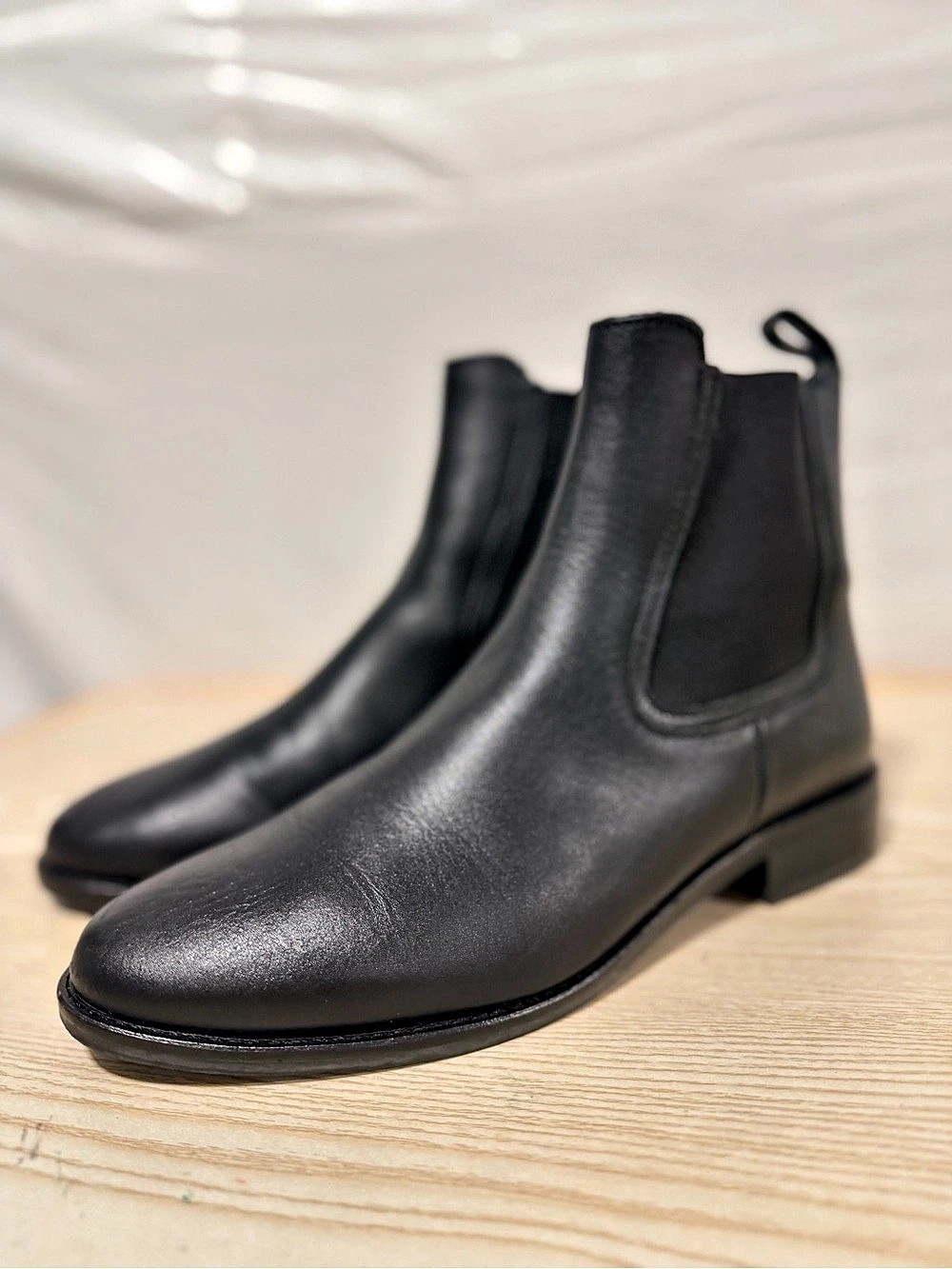 Thursday Boot Company Everyday Chelsea Ankle Boots Black Leather US 8